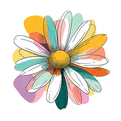 Artistic daisy