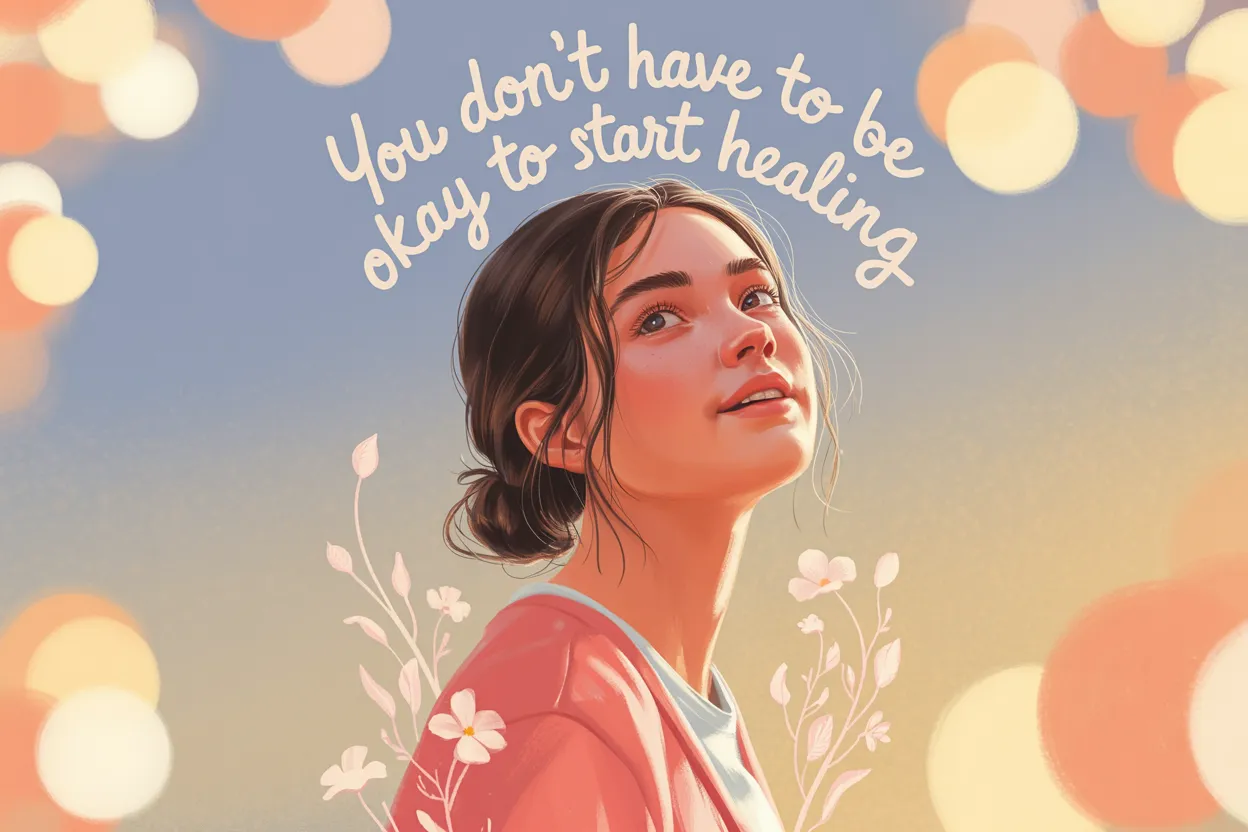 You Don’t Have to Be Okay to Start Healing